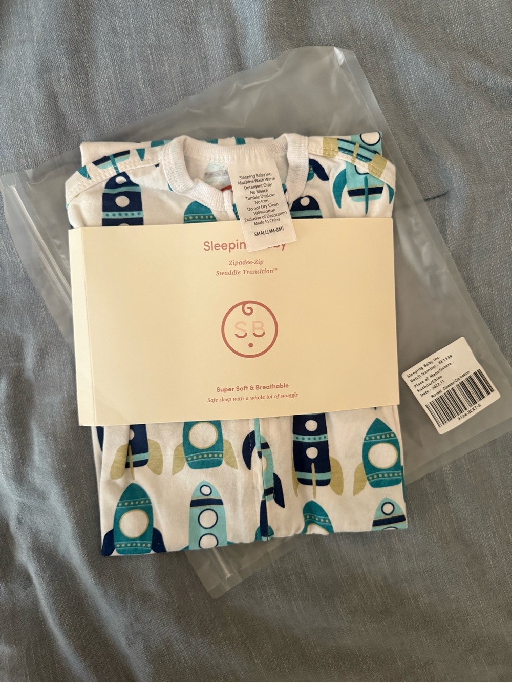 NWT Zipadee-Zip Swaddle Transition Sleep Sack